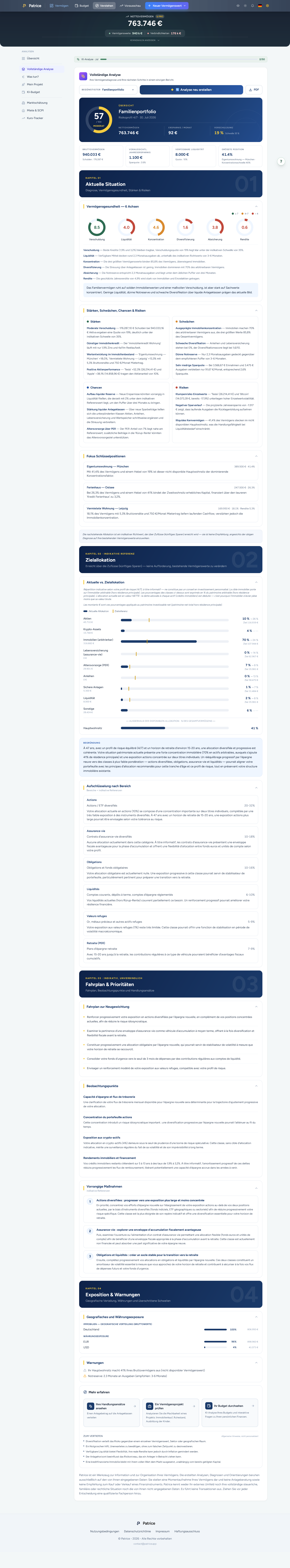 Screenshot — KI-Analyse